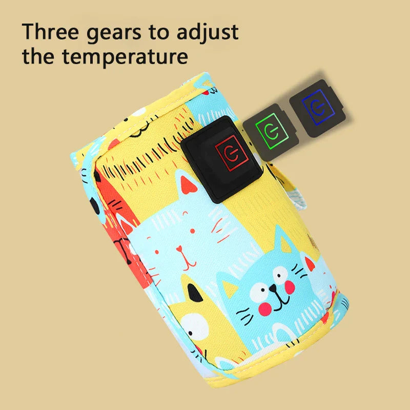 USB Portable Baby Bottle Mill Warmer Travel Stroller Insulated Bag