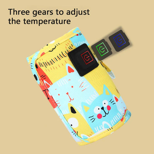 USB Portable Baby Bottle Mill Warmer Travel Stroller Insulated Bag