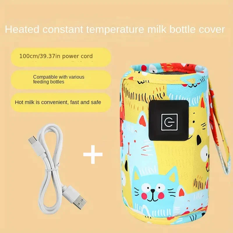 USB Portable Baby Bottle Mill Warmer Travel Stroller Insulated Bag