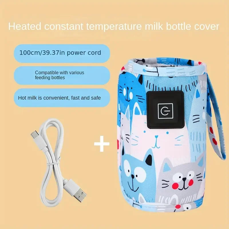 USB Portable Baby Bottle Mill Warmer Travel Stroller Insulated Bag