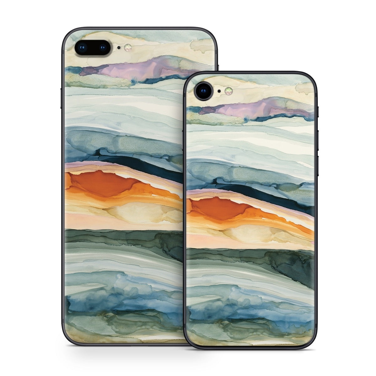 Layered Earth - Apple iPhone 8 Skin