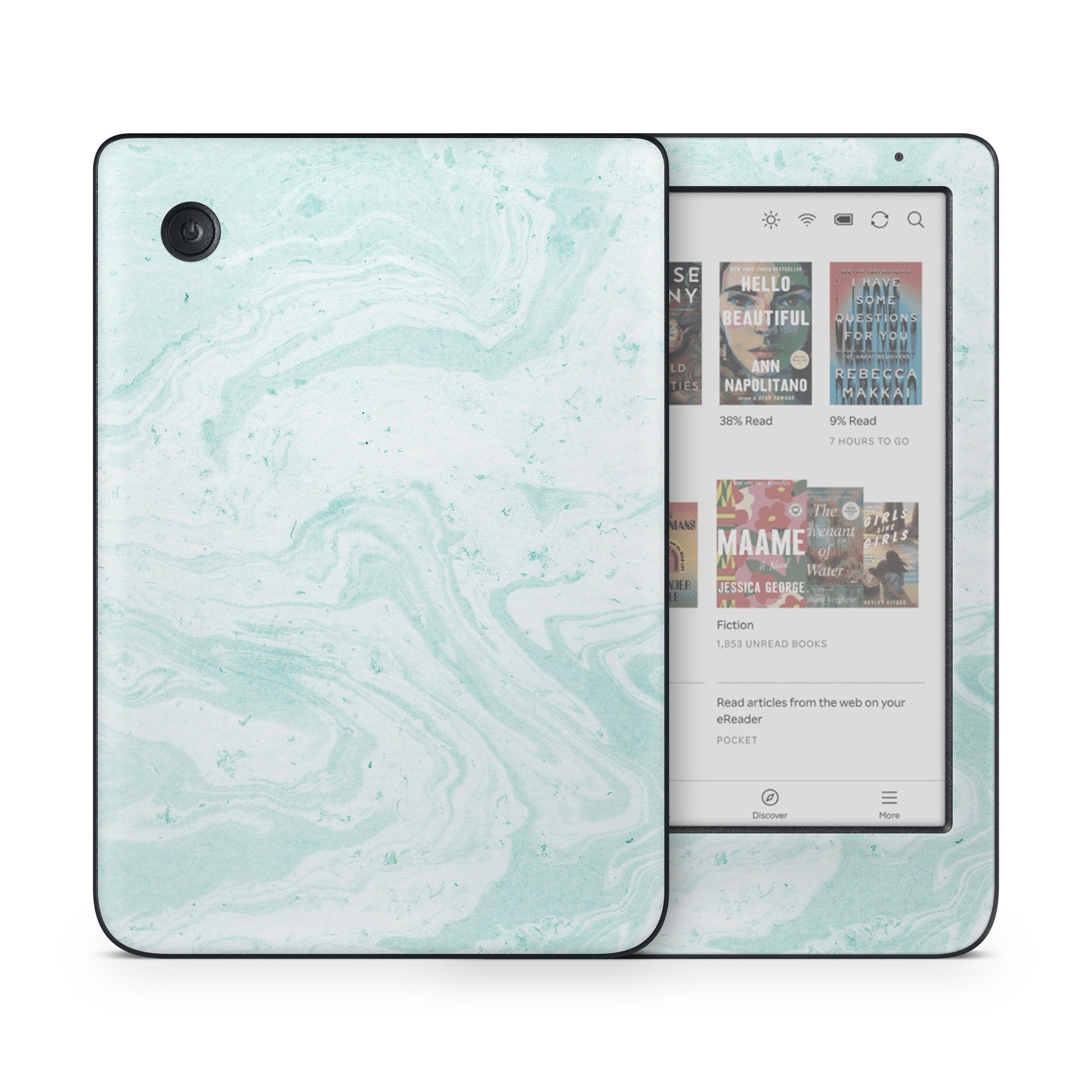 Winter Green Marble - Kobo Clara Colour Skin