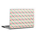 Christmas Checkers - Laptop Lid Skin