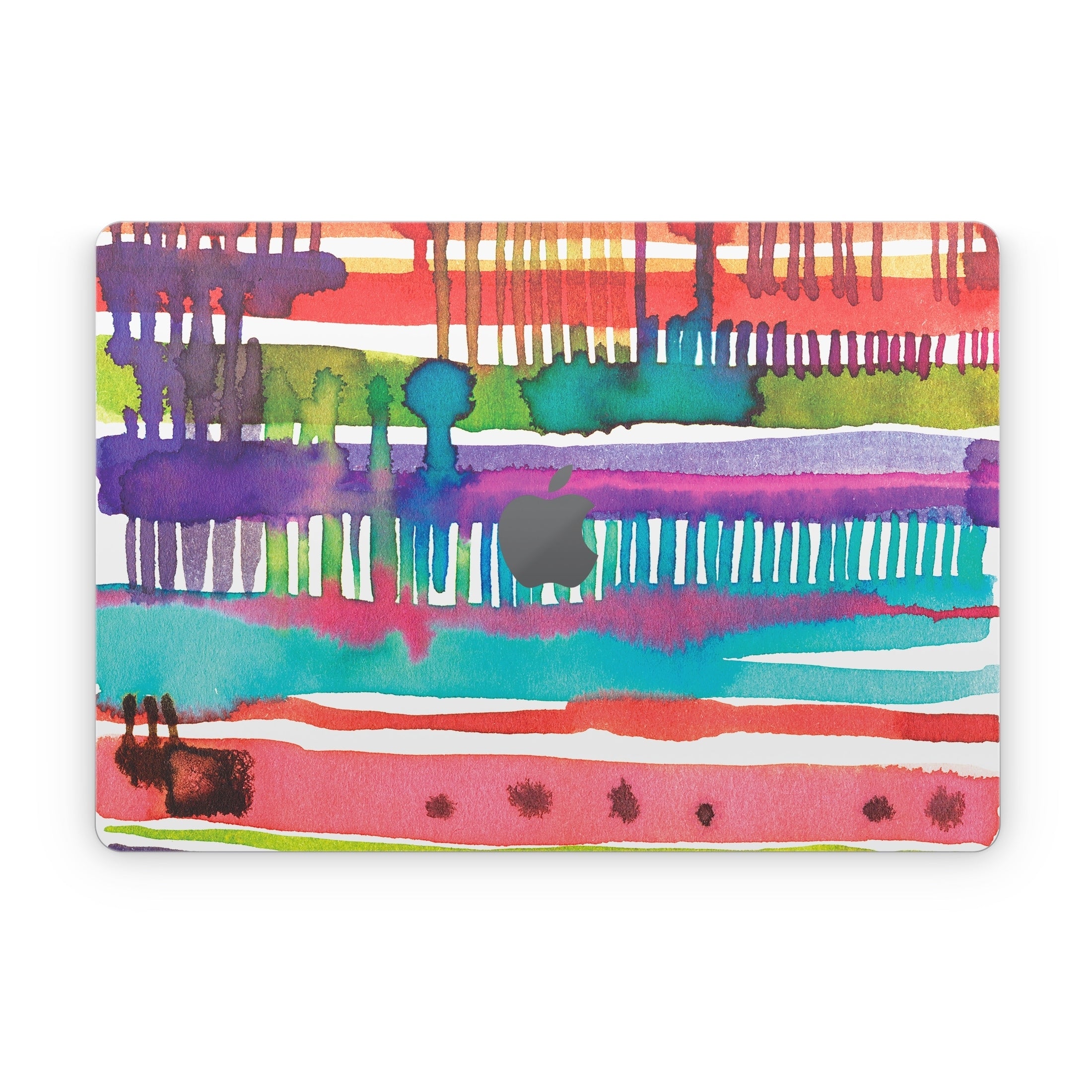 Watercolor Lines - Apple MacBook Skin