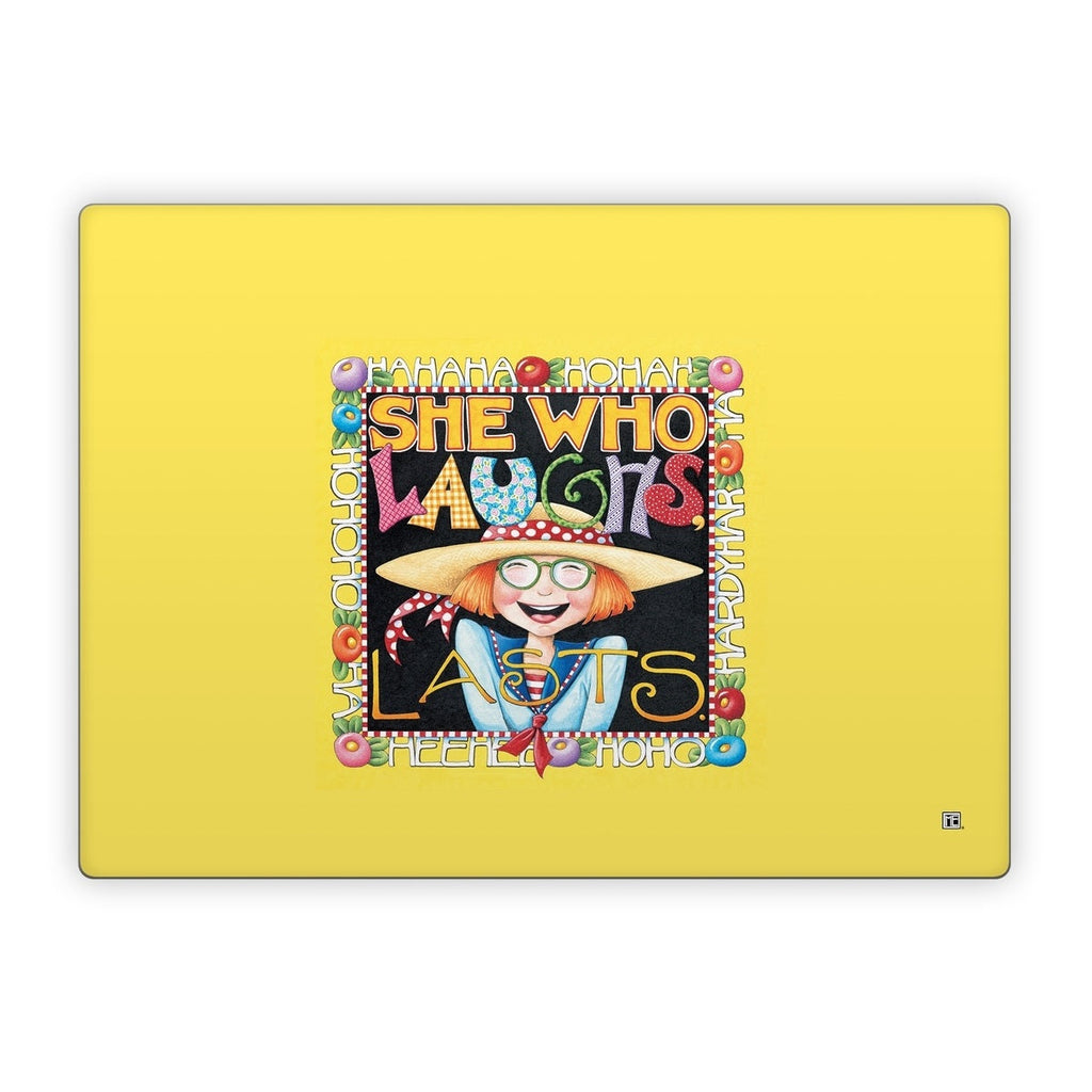 She Who Laughs - Microsoft Surface Laptop Skin
