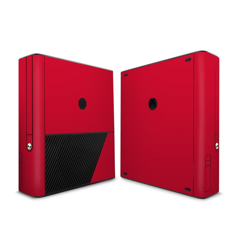 Solid State Red - Microsoft Xbox 360 E Skin