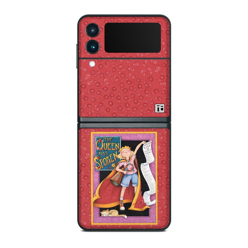 Queen Has Spoken - Samsung Galaxy Z Flip 3 Skin