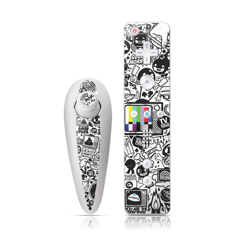 TV Kills Everything - Nintendo Wii Nunchuk Skin